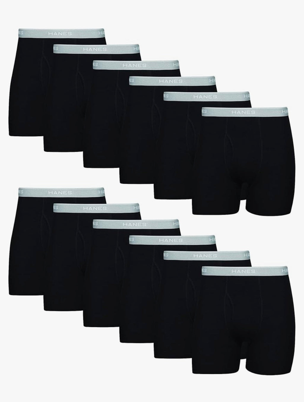 Hanes mens Underwear Boxer Briefs Pack, Cool & Breathable Cotton Moisture-wicking Underwear for Men, No Ride Up